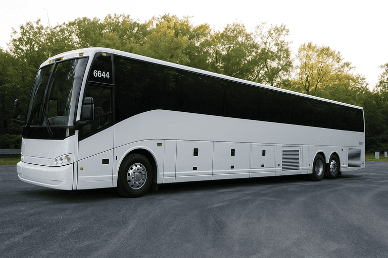 exterior of Tucson Coach Bus Service coach bus