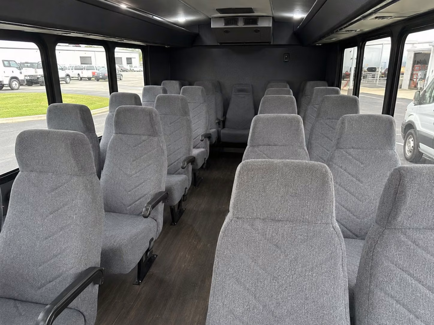 15 passenger minibus interior