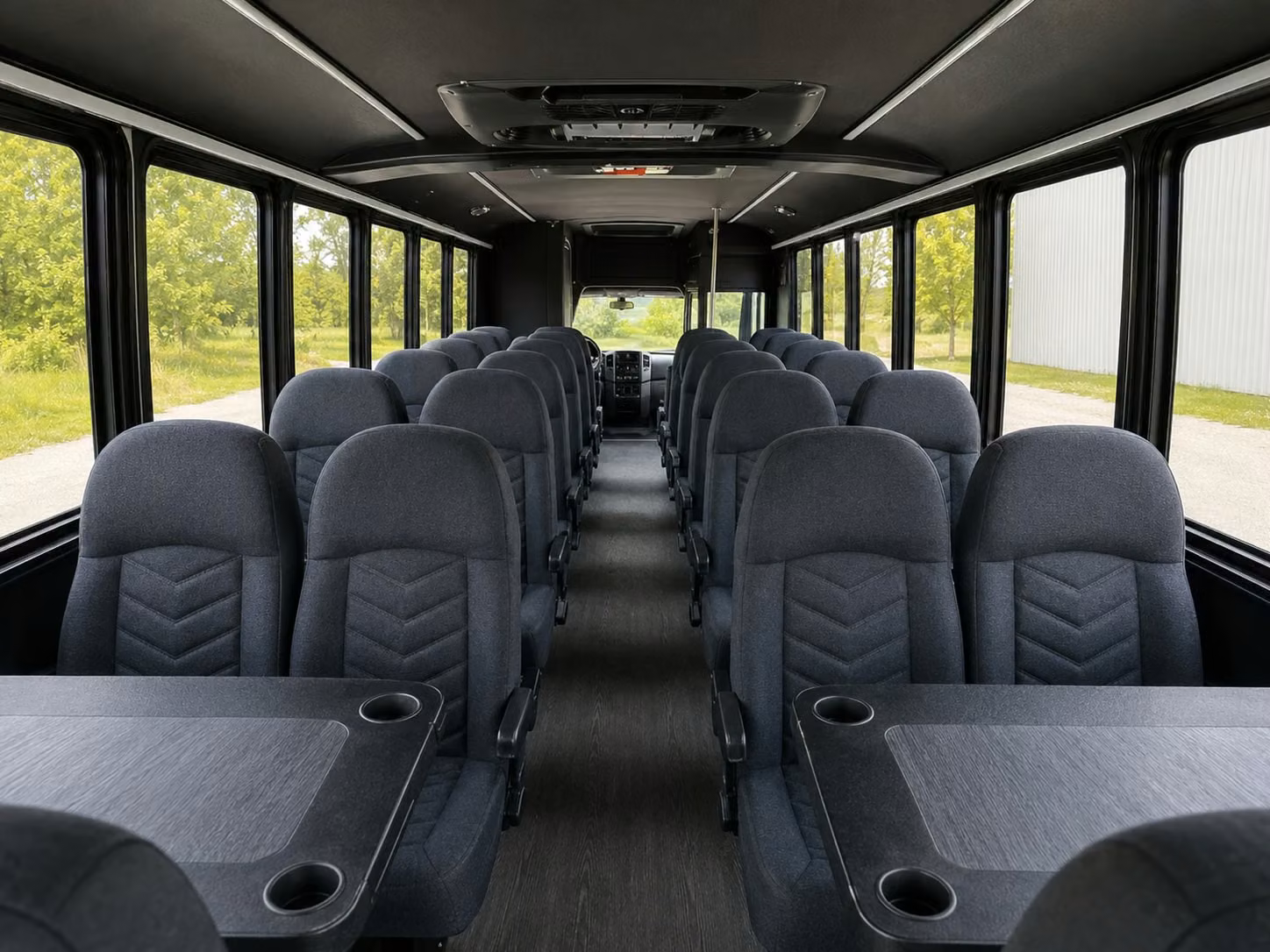 20 passenger minibus inside