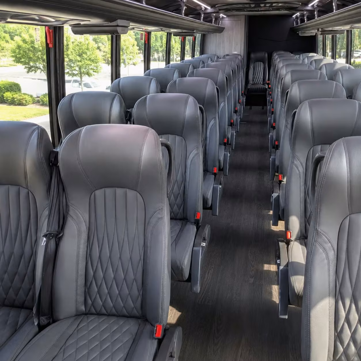 25 passenger minibus interior