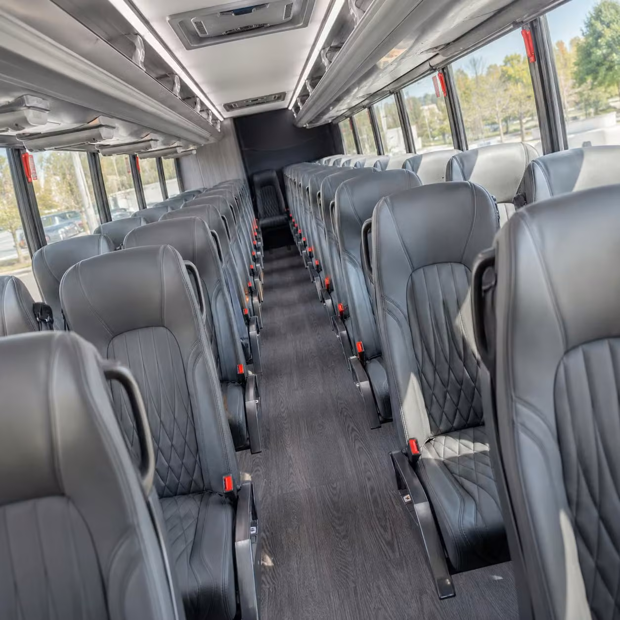28 passenger minibus inside