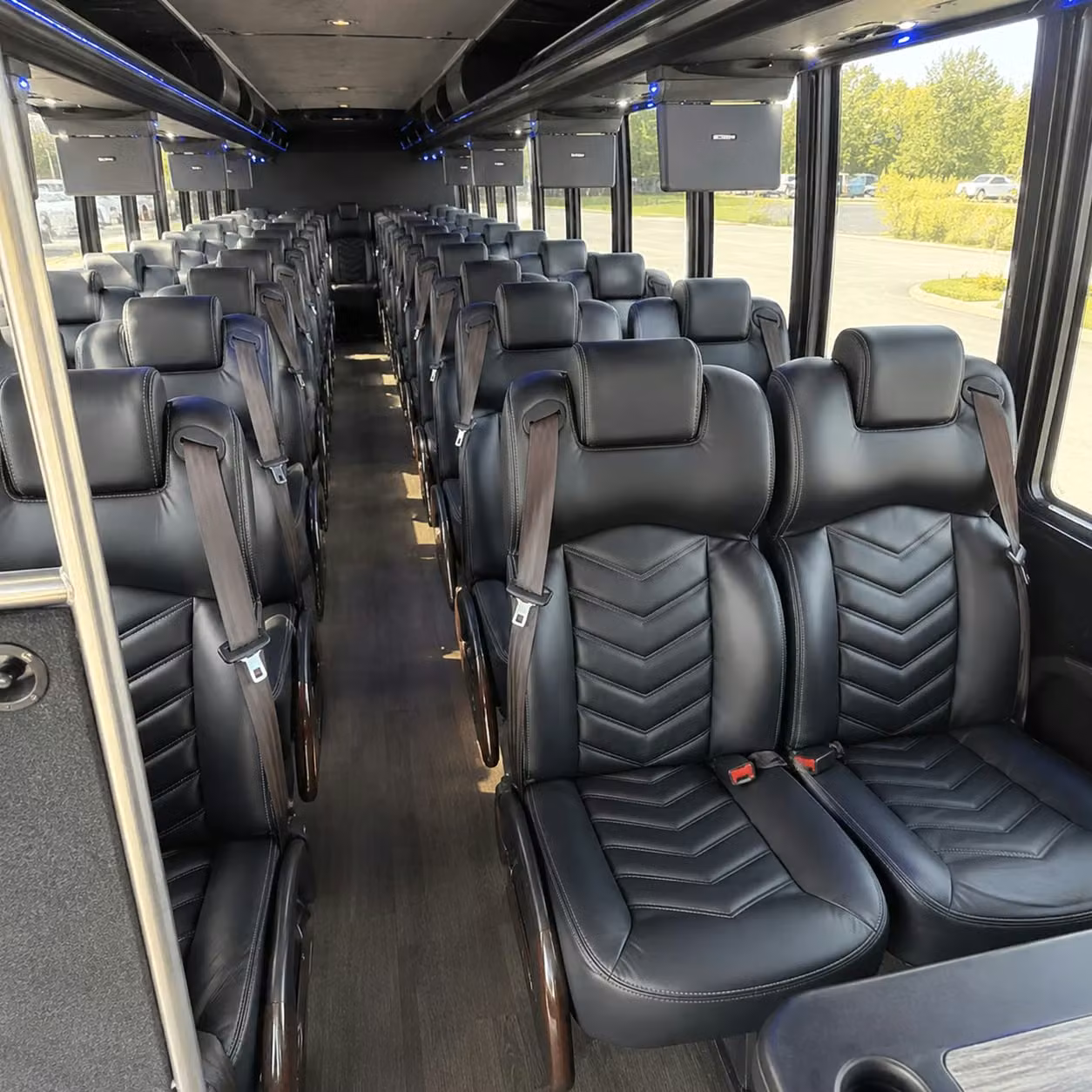 35 passenger minibus inside