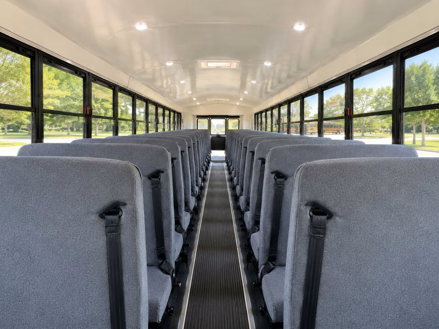 school bus interior