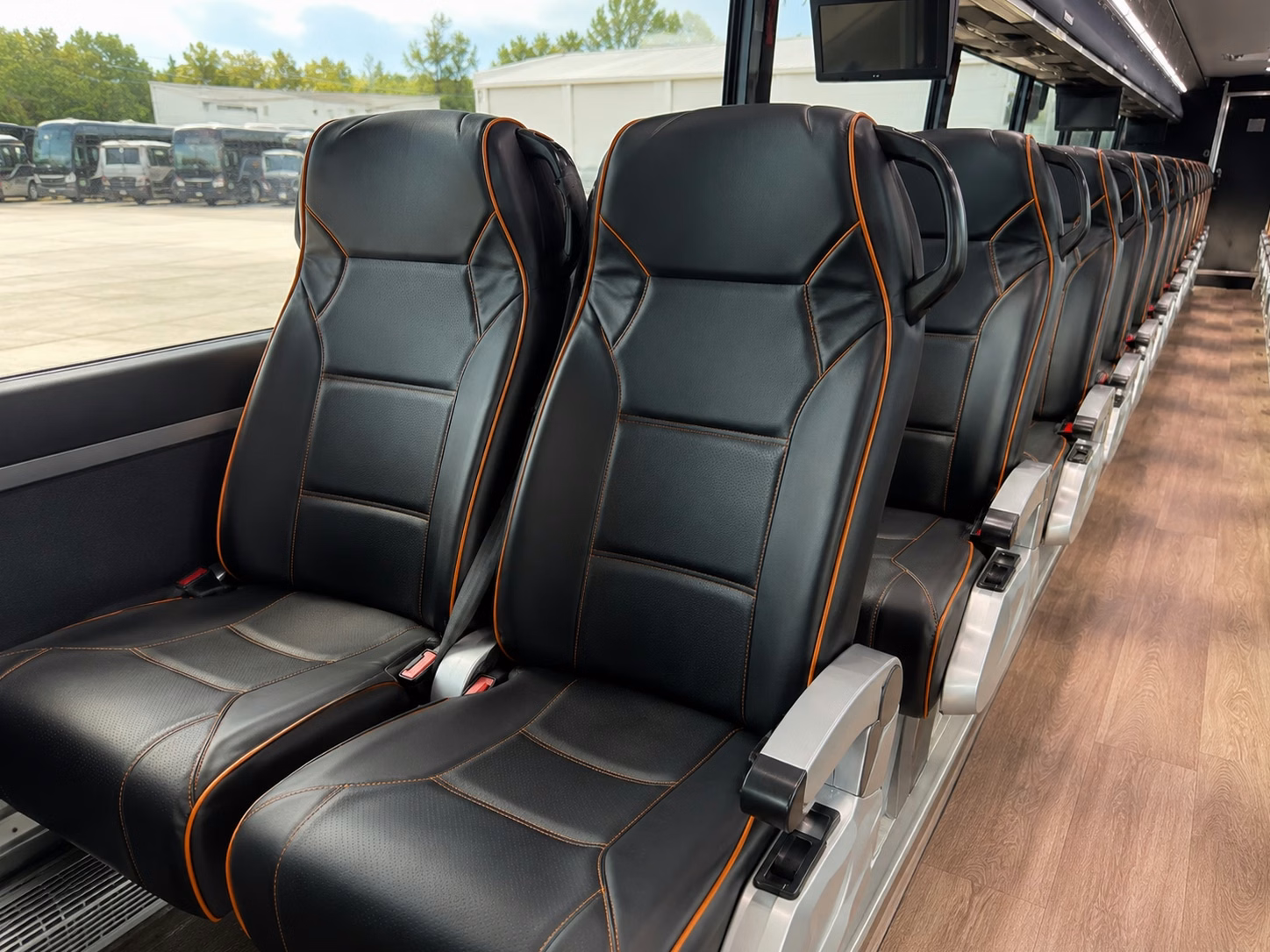 tucson charter bus interior